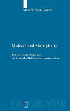 portada Midrash and Multiplicity: Pirke De-Rabbi Eliezer and the Renewal of Rabbinic Interpretive Culture (Studia Judaica) (en Inglés)