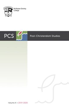 portada Post-Christendom Studies: Volume 4 (en Inglés)