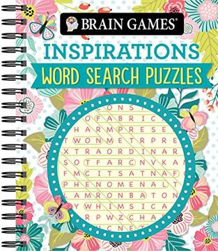 portada Brain Games - Inspirations Word Search Puzzles (en Inglés)