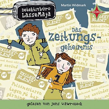 portada Detektivbüro Lassemaja. Das Zeitungsgeheimnis: Sprecher: Jens Wawrczeck. 1 cd. Laufzeit ca. 45 Min.