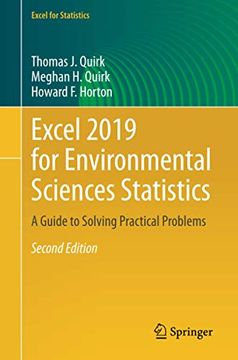 portada Excel 2019 for Environmental Sciences Statistics: A Guide to Solving Practical Problems (Excel for Statistics) (en Inglés)