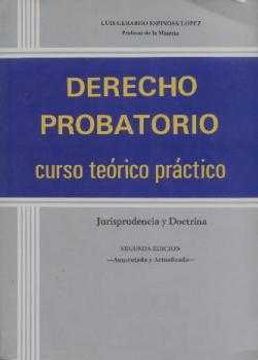 portada derecho probatorio.  curso teorico-practico.jurisprudencia y doctrina.