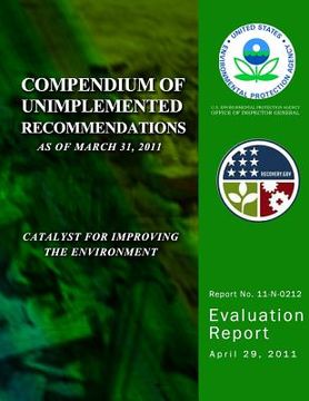 portada Compendium of Unimplemented Recommendations as of March 31, 2011 (en Inglés)