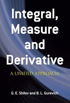 portada Integral Measure and Derivative: A Unified Approach (Dover Books on Mathematics) (en Inglés)