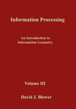 portada Information Processing: An Introduction to Information Geometry (en Inglés)