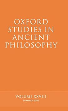 portada Oxford Studies in Ancient Philosophy Xxviii: Summer 2005 (v. 28) 