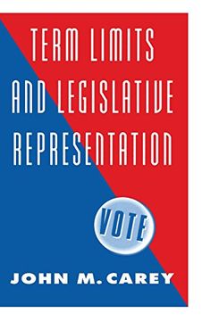 portada Term Limits and Legislative Representation (in English)