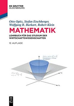 portada Mathematik: Lehrbuch für das Studium der Wirtschaftswissenschaften (de Gruyter Studium) (in German)