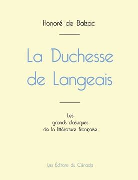 portada La Duchesse de Langeais de Balzac (édition grand format) 