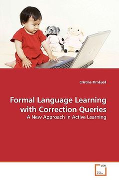 portada formal language learning with correction queries (en Inglés)