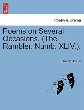 portada poems on several occasions. (the rambler. numb. xliv.). (en Inglés)