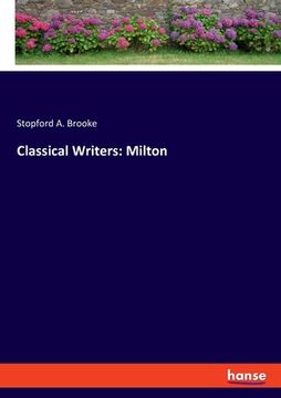 portada Classical Writers: Milton (en Inglés)