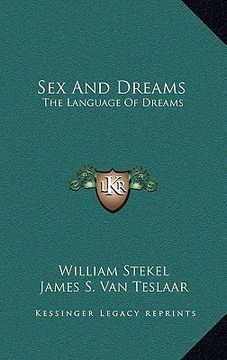portada sex and dreams: the language of dreams (in English)