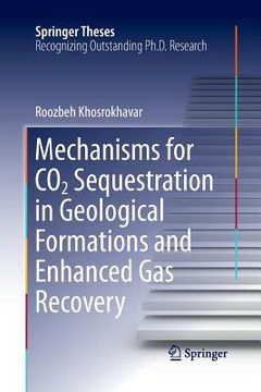 portada Mechanisms for CO2 Sequestration in Geological Formations and Enhanced Gas Recovery (in English)