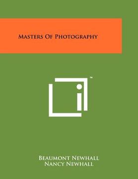 portada masters of photography (en Inglés)