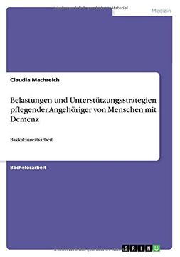 portada Belastungen und Unterstützungsstrategien pflegender Angehöriger von Menschen mit Demenz (German Edition)