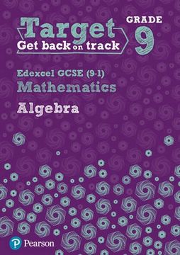 portada Target Grade 9 Edexcel GCSE (9-1) Mathematics Algebra Workbook (Intervention Maths)