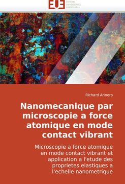 portada Nanomecanique Par Microscopie a Force Atomique En Mode Contact Vibrant