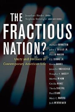 portada fractious nation?: unity & division in contemporary american (en Inglés)