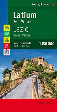 portada Lazio - Rome - Vatican Road map 1: 150 000