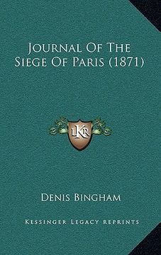 portada journal of the siege of paris (1871) (en Inglés)