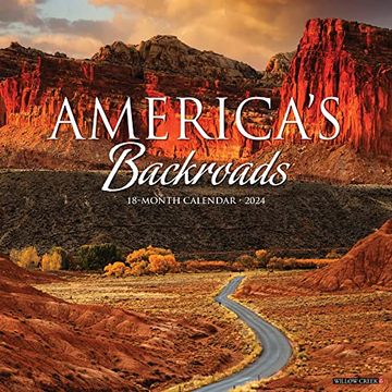 portada America's Backroads 2024 12 x 12 Wall Calendar