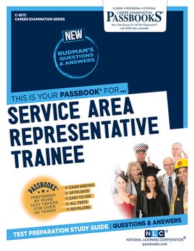portada Service Area Representative Trainee (C-3675): Passbooks Study Guide Volume 3675