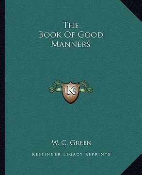 portada the book of good manners (en Inglés)