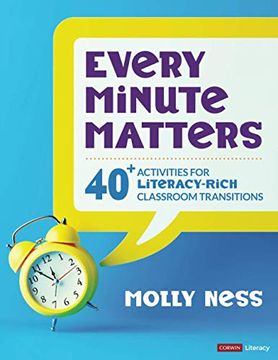 portada Every Minute Matters [Grades K-5]: 40+ Activities for Literacy-Rich Classroom Transitions (en Inglés)