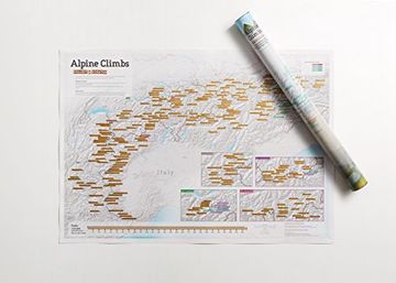 portada Alpine Climbs Collect and Scratch Print (en Inglés)