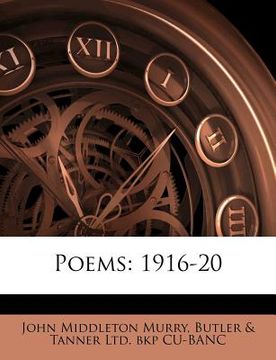 portada poems: 1916-20 (in English)