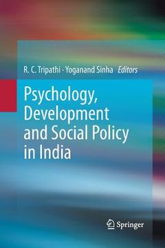 portada Psychology, Development and Social Policy in India