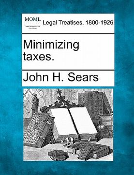 portada minimizing taxes.
