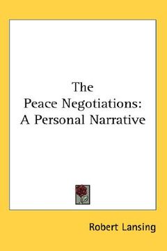 portada the peace negotiations: a personal narrative