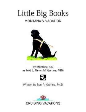 portada little big books: montana's vacation (in English)