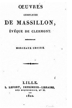 portada Oeuvres complètes de Massillon, evèque de Clermont (en Francés)