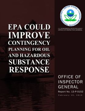 portada EPA Could Improve Contingency Planning for Oil and Hazardous Substance Response