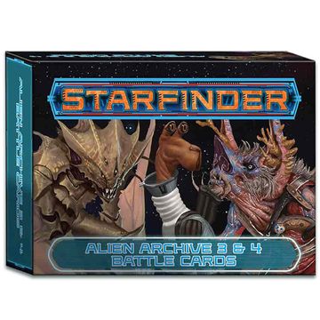 portada Paizo Inc. Starfinder Alien Archive 3 & 4 Battle Cards (in English)