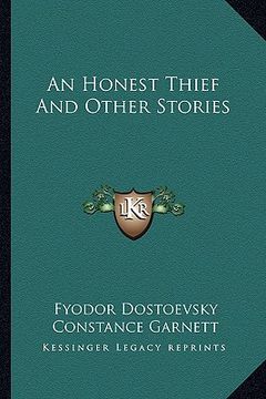 portada an honest thief and other stories