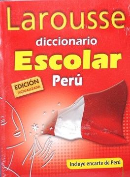 portada Larousse Diccionario Escolar Peru