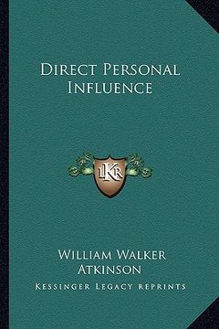 portada direct personal influence (in English)