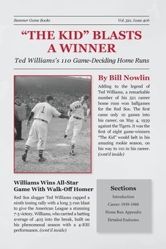 portada The Kid Blasts a Winner: Ted Williams's 110 Game-Deciding Home Runs (in English)