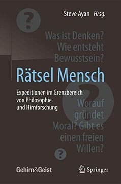 portada Rätsel Mensch - Expeditionen im Grenzbereich von Philosophie und Hirnforschung (en Alemán)