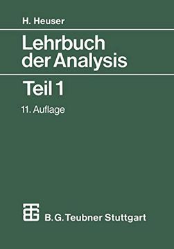 portada Lehrbuch der Analysis: Teil 1 (en Alemán)