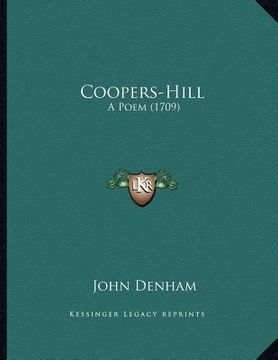portada coopers-hill: a poem (1709) (en Inglés)