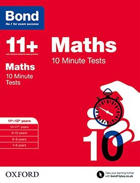 portada Bond 11+: Maths: 10 Minute Tests (en Inglés)