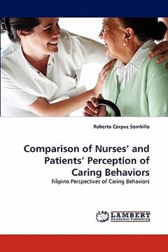 portada comparison of nurses' and patients' perception of caring behaviors (in English)