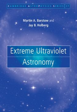 portada Extreme Ultraviolet Astronomy (Cambridge Astrophysics) (en Inglés)