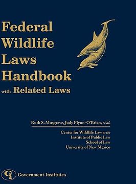 portada federal wildlife laws handbook with related laws (en Inglés)