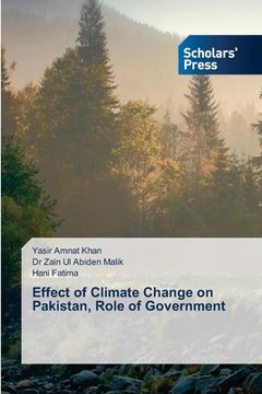 portada Effect of Climate Change on Pakistan, Role of Government (en Inglés)